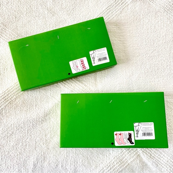 Kate Spade Hearts 3-Pack Crew Socks - Picture 2 of 10